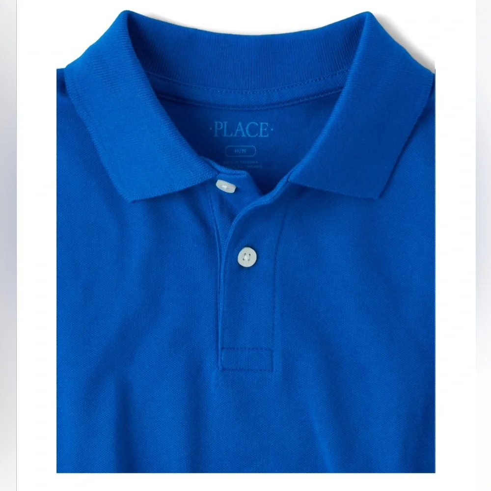 The Children’s Place Polo Blue Short Sleeve Shirt